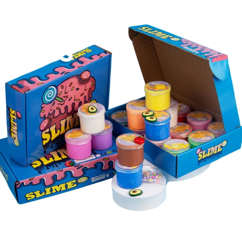 Butter Slime Set with Cake Decorations – 70ml