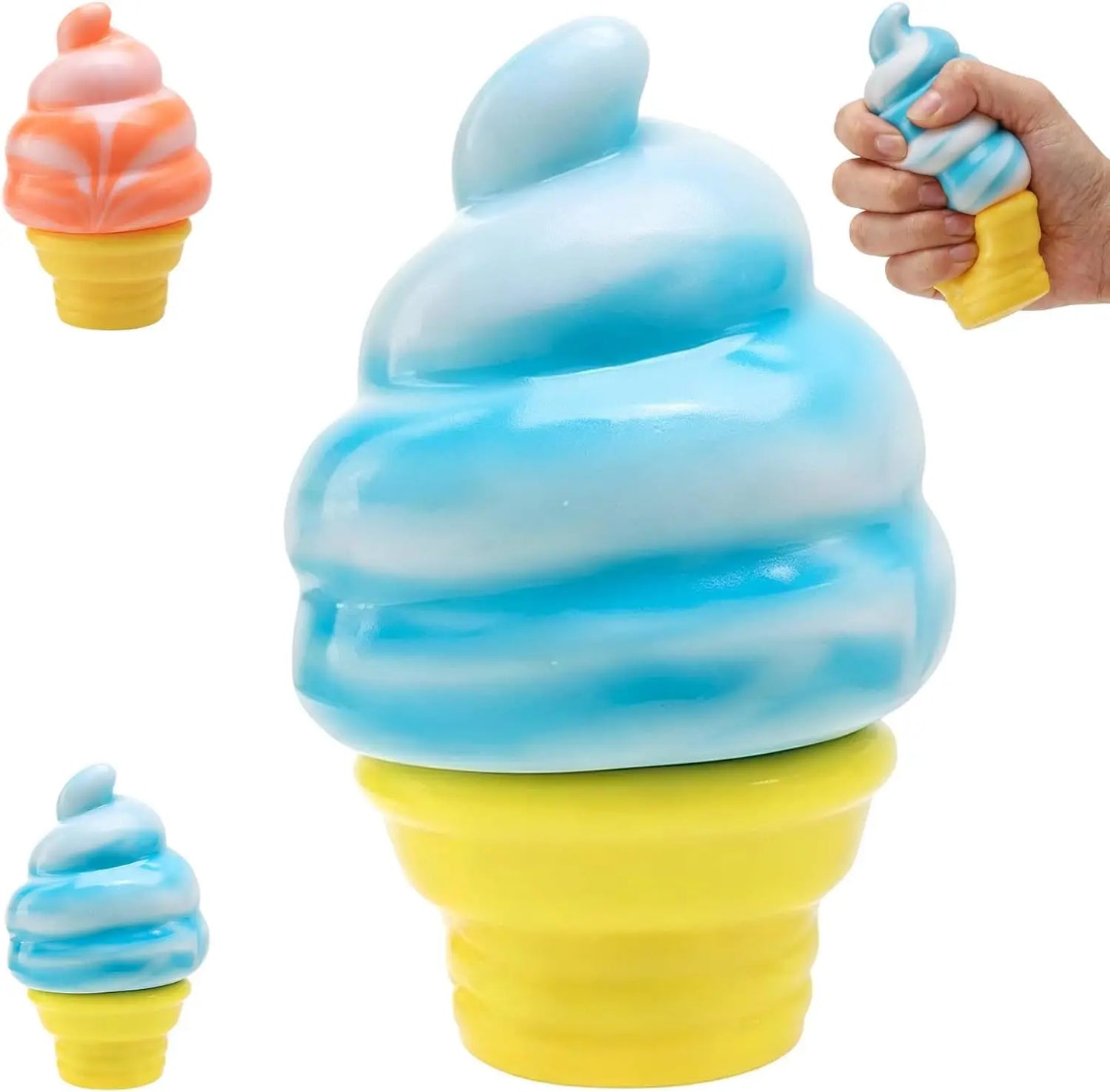 Ice Cream Cone Squishy Toy