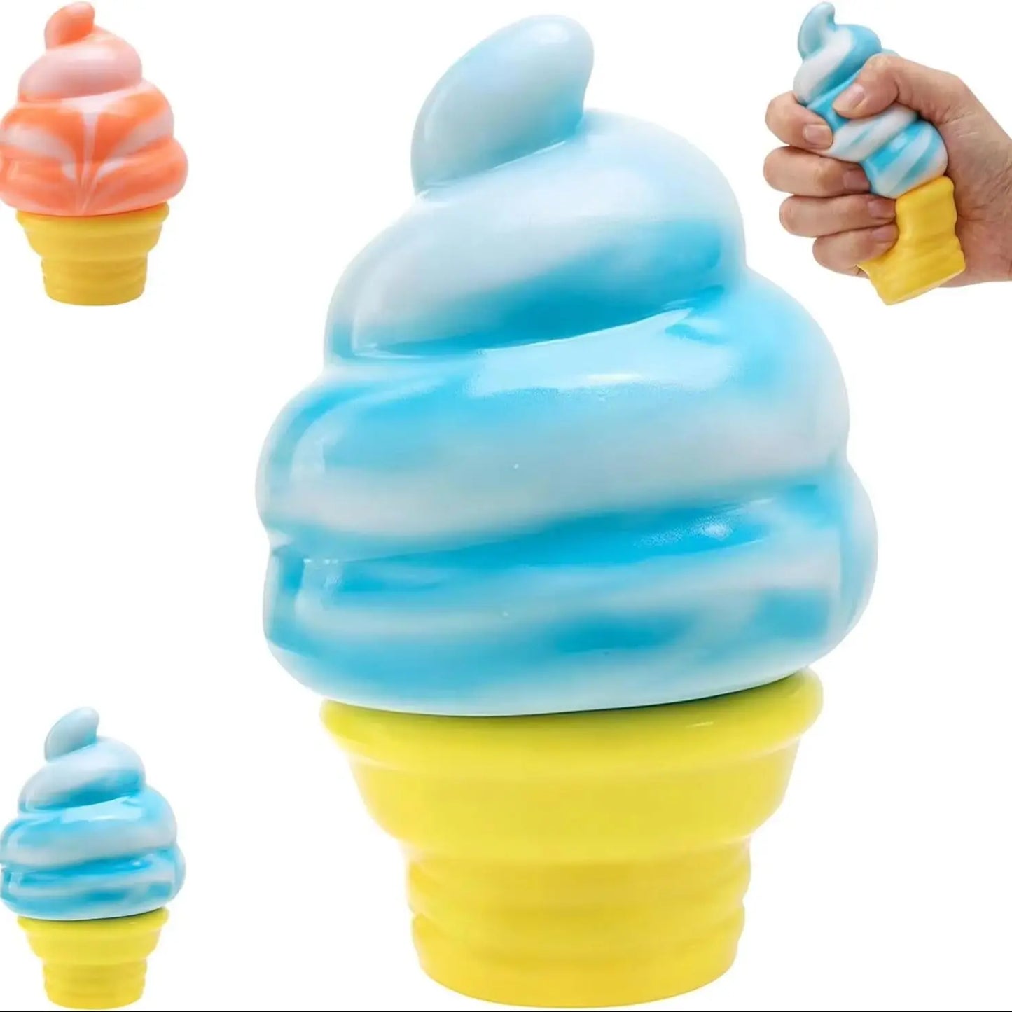 Ice Cream Cone Squishy Toy