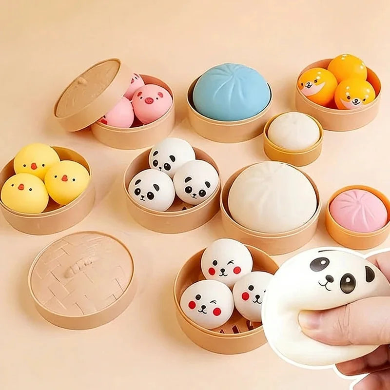 Dumpling Squishy Toy Set