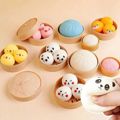 Dumpling Squishy Toy Set