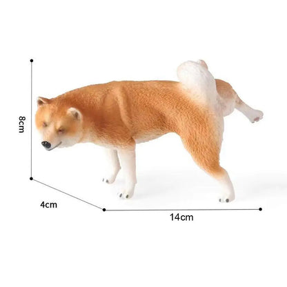 Shiba Inu Miniature Figurine Set
