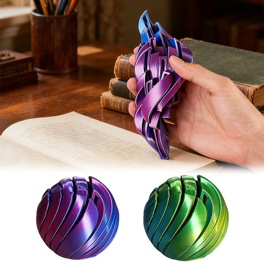 3D Printed Twistsphere Slime Ball Fidget Toy