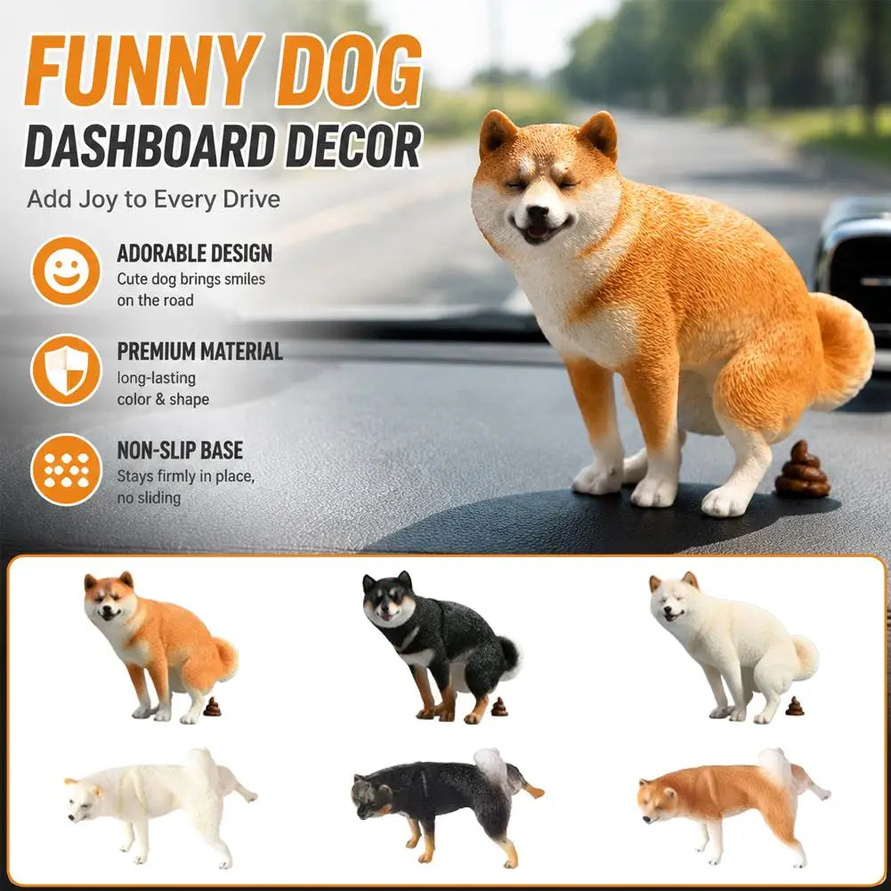 Shiba Inu Miniature Figurine Set