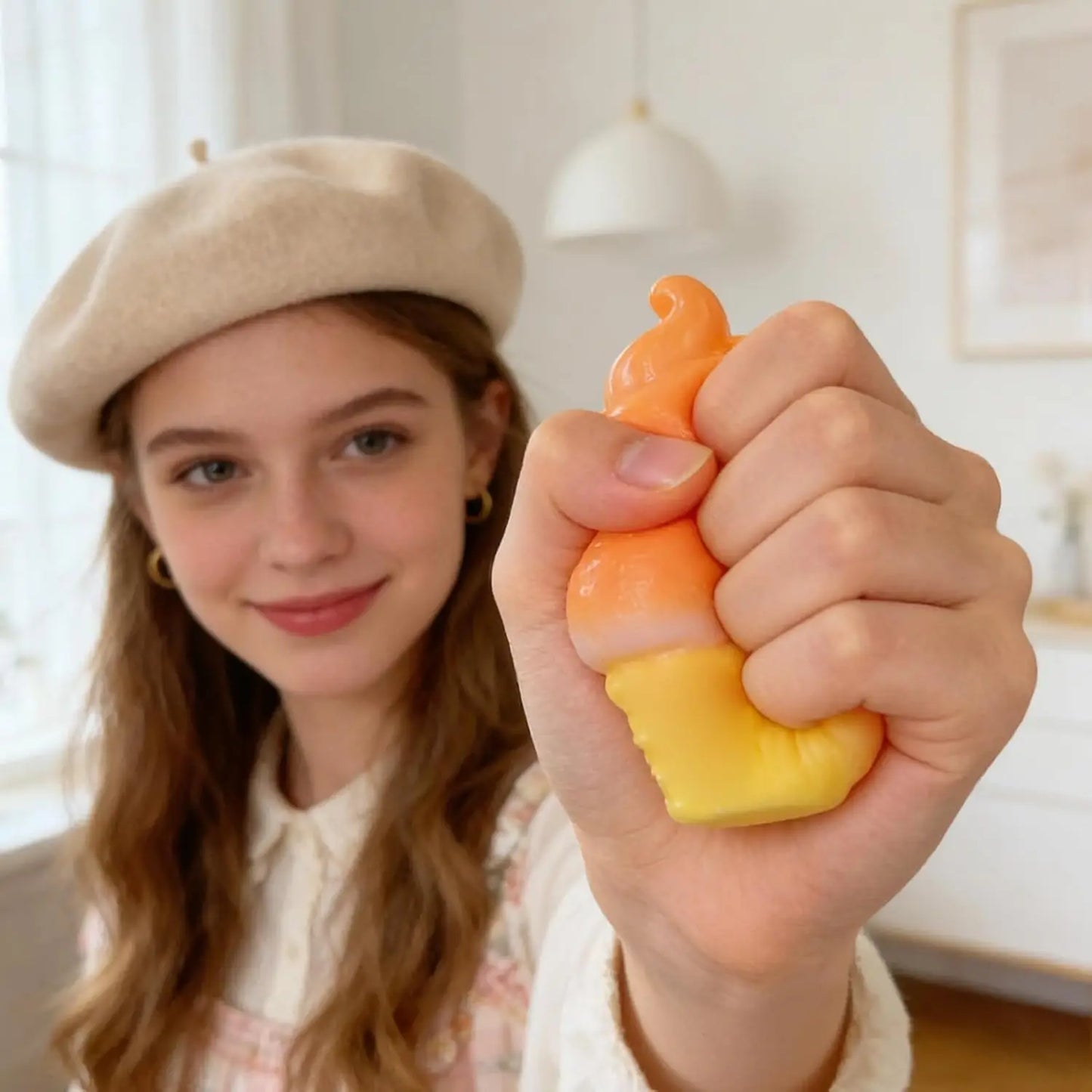 Ice Cream Cone Squishy Toy