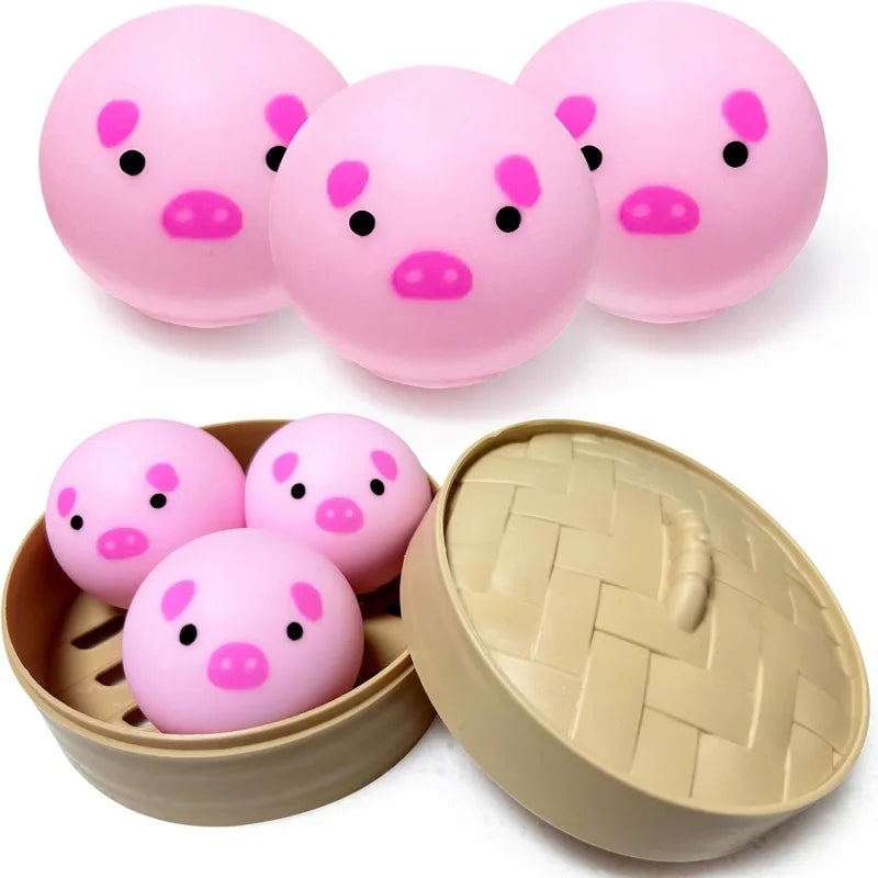 Dumpling Squishy Toy Set