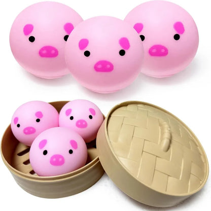 Dumpling Squishy Toy Set