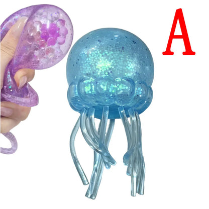 Glitter Octopus Squishy Stress Relief Toy