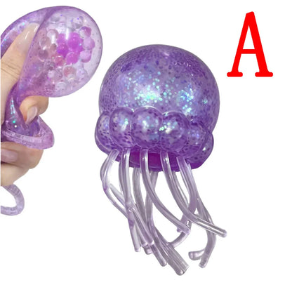 Glitter Octopus Squishy Stress Relief Toy