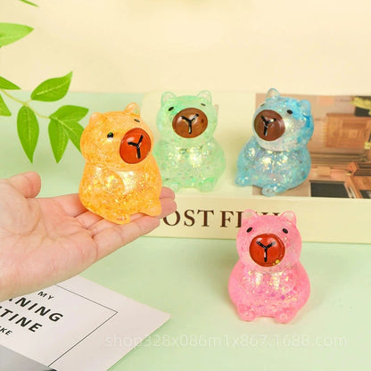 Glitter Bear Squishy Stress Relief Toy
