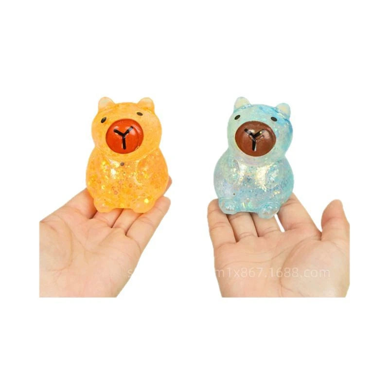 Glitter Bear Squishy Stress Relief Toy