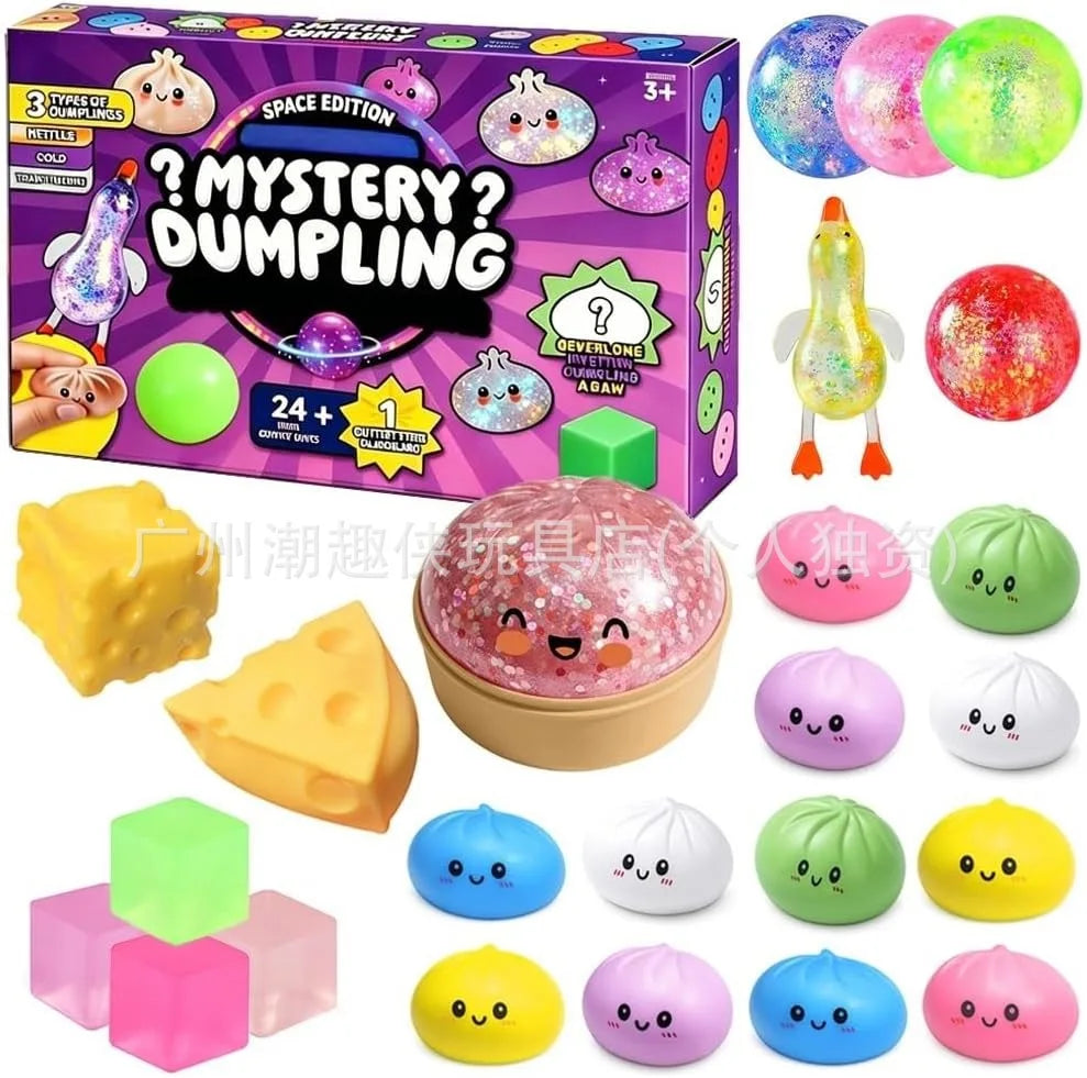 24-Day Dumpling Squishy Mystery Countdown Calendar