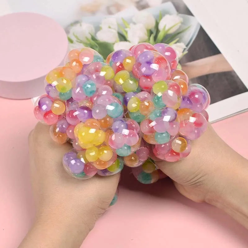 Rainbow Mesh Stress Ball