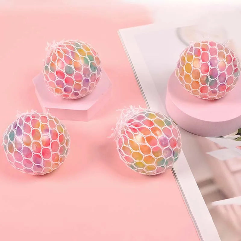 Rainbow Mesh Stress Ball