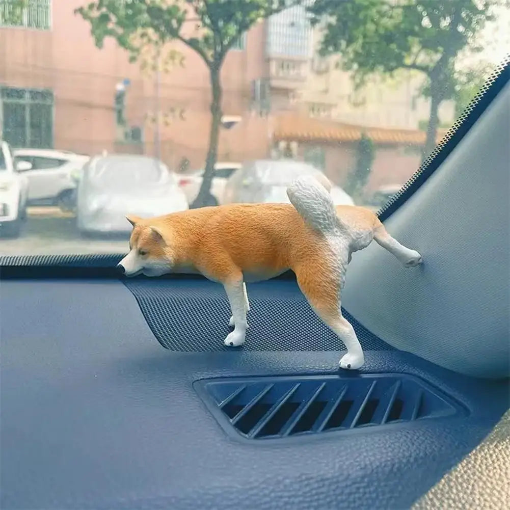 Shiba Inu Miniature Figurine Set