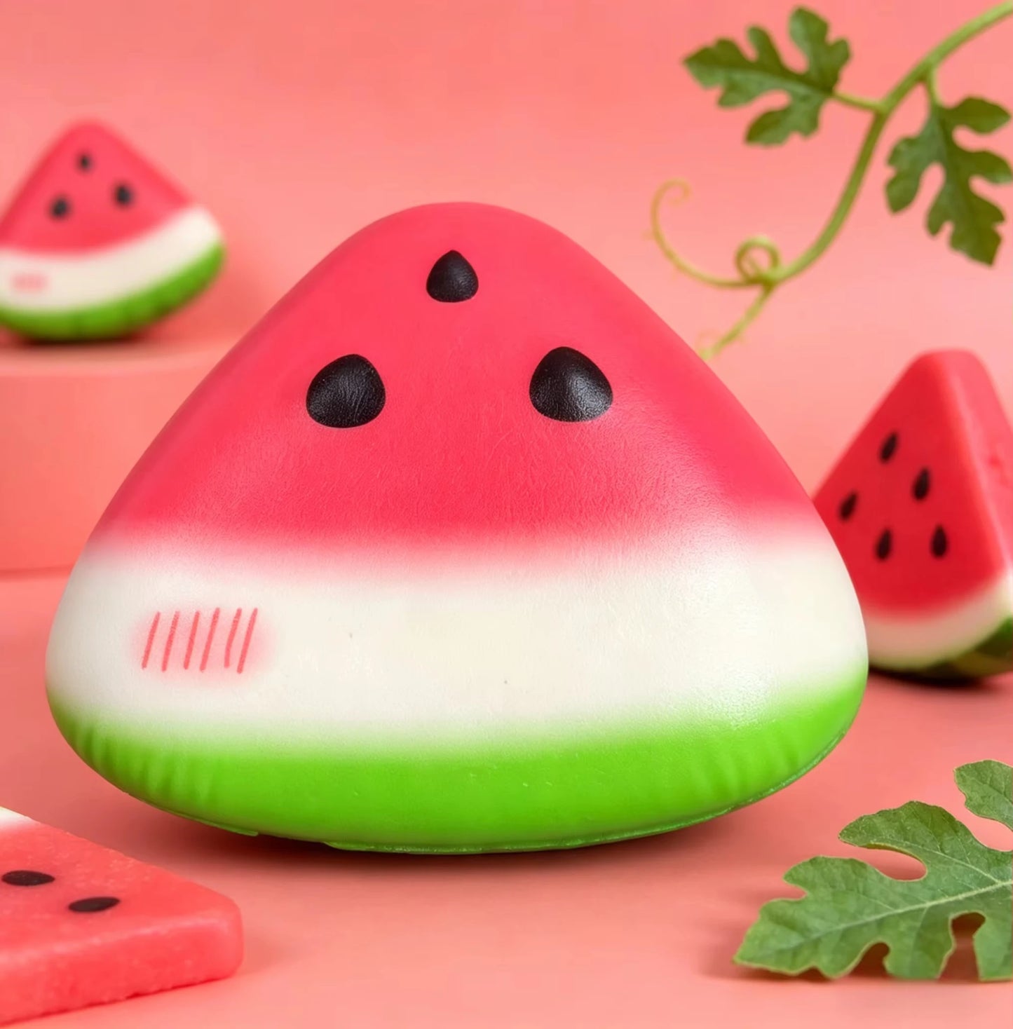 Watermelon Slice Squishy Toy