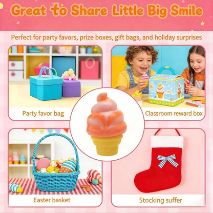 Ice Cream Cone Squishy Toy