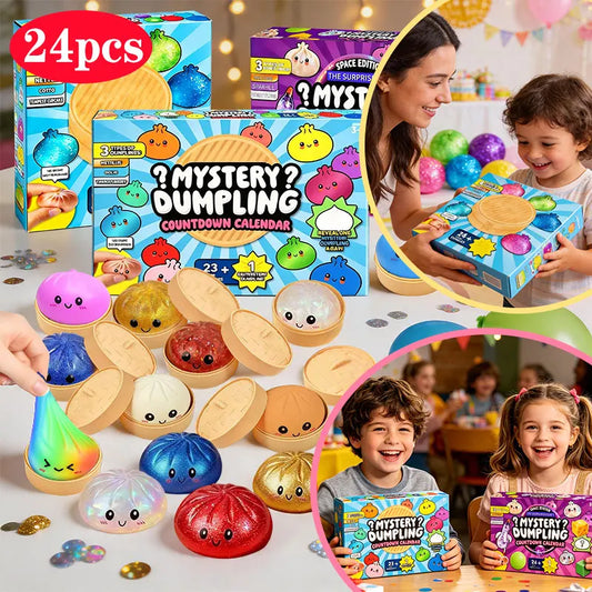 24-Day Dumpling Squishy Mystery Countdown Calendar
