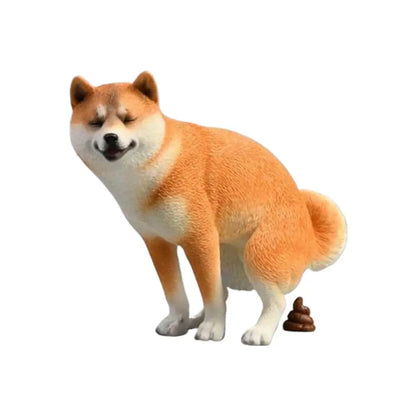 Shiba Inu Miniature Figurine Set