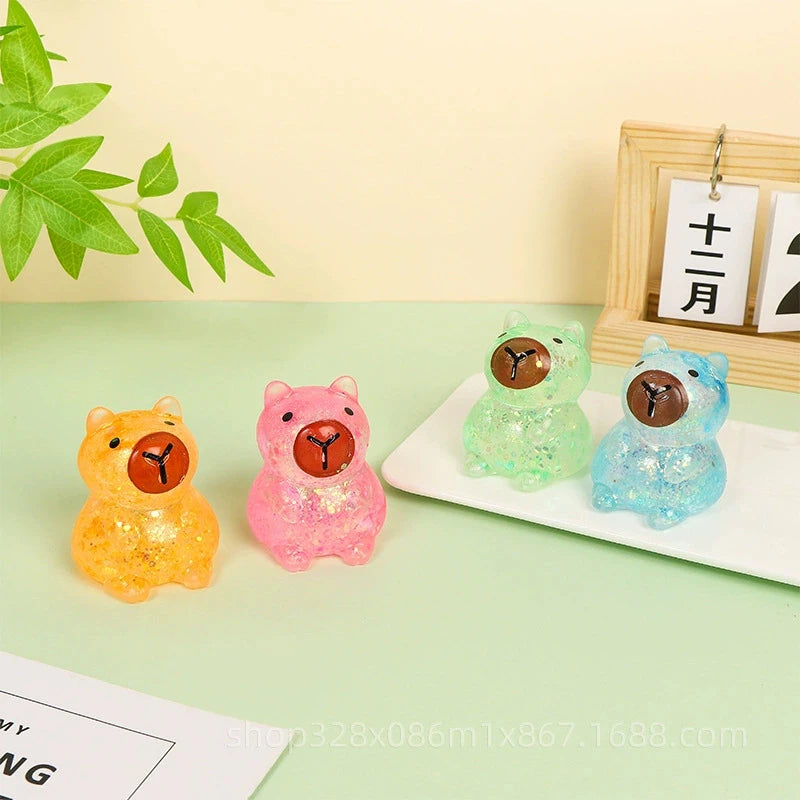 Glitter Bear Squishy Stress Relief Toy