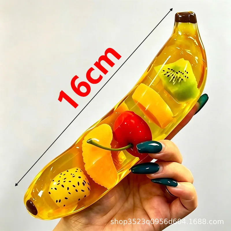 Jumbo Banana Gel Squishy Toy