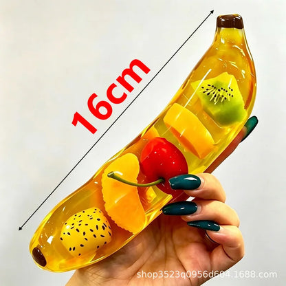 Jumbo Banana Gel Squishy Toy