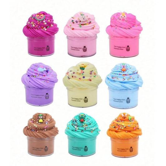 Butter Slime Set with Cake Decorations – 70ml