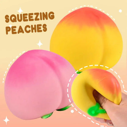 Peach Squishy Stress Toy