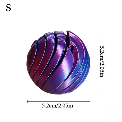 3D Printed Twistsphere Slime Ball Fidget Toy