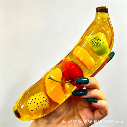 Jumbo Banana Gel Squishy Toy