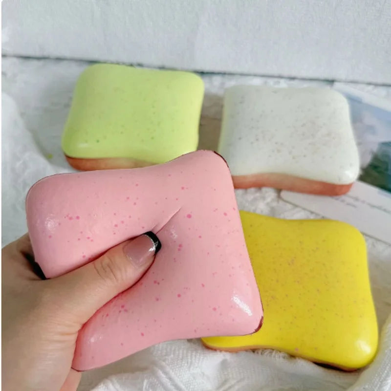 Toast Bread Squishy Toy